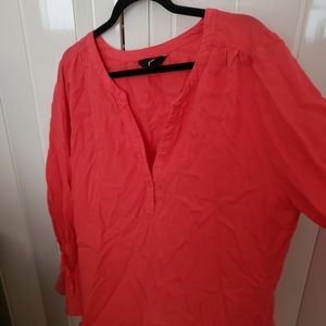 Summer coral top